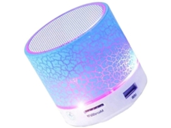 Mini altavoz portátil inalámbrico Bluetooth Ai Box altavoz estéreo de graves superrecargable con luces LED azules Yemaesre