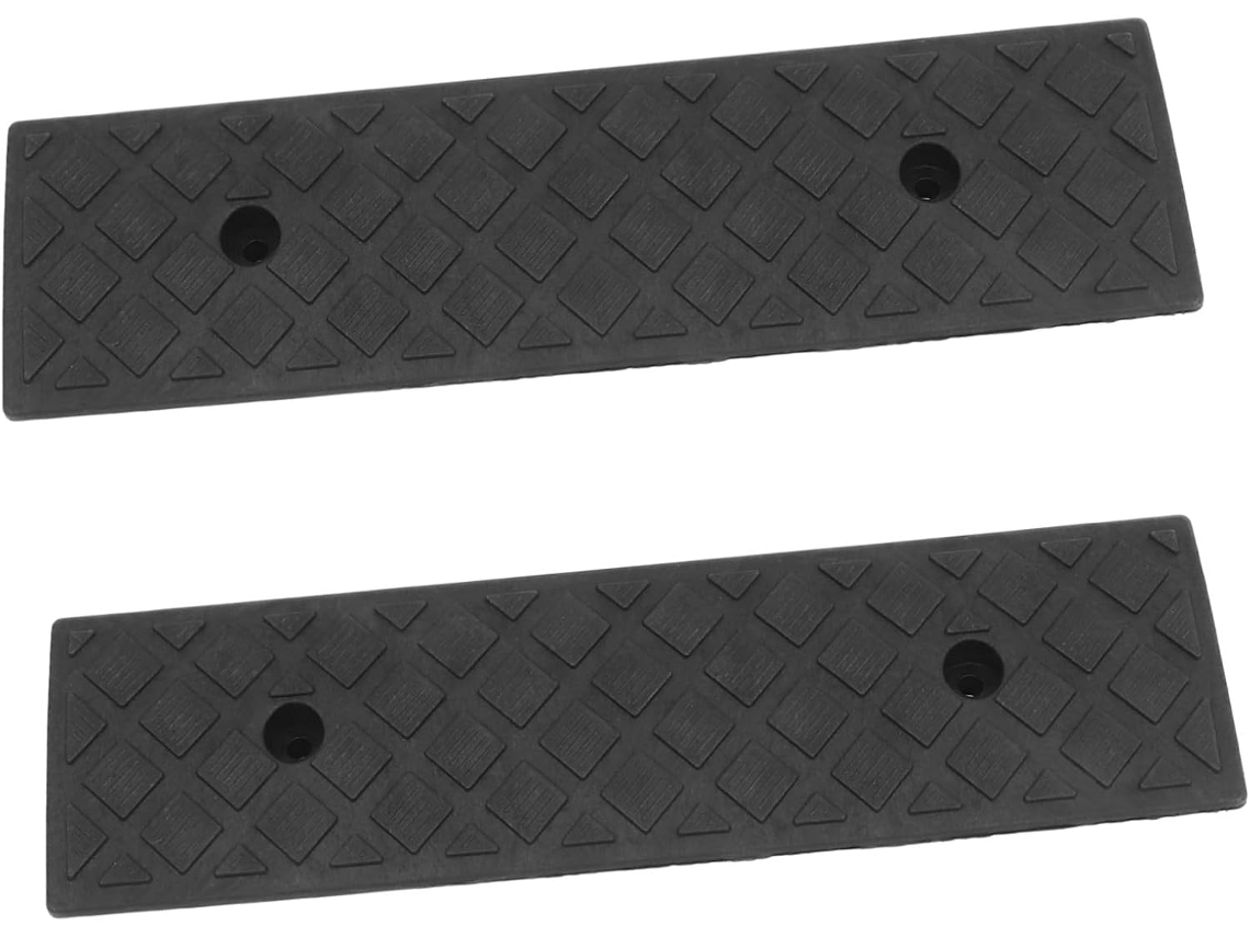 2 Piezas De Umbrales De Plástico Modulares, Duraderos Y Antideslizantes Para Coches Y Superficies De Carga.