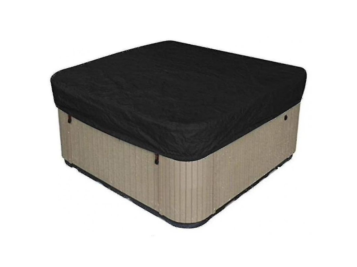 2026-cubierta De Baño Caliente Cuadrada Impermeable De Poliéster Para Exterior Spa 5xo Qvn 244 X 244 X 30 Cm