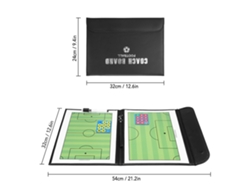 Tablero Táctico De Fútbol Magnético Plegable Con Marcadores Y Bolígrafo 2 En 1 Para Entrenadores.