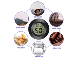 Higrómetro Digital Para Interiores, Termómetro, Medidor De Humedad Y Temperatura -0℃-50℃ 10%hr-99%hr