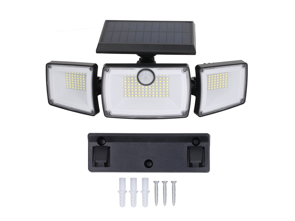 Yncm2026-lámpara Solar De Pared 6w 7700k Ip65 Luz De Inducción Sensible Para Puerta Garage Patio Hogar