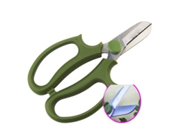 Tijeras de jardinería Rebe con mango de acero SK5 y ABS para floricultura y poda de plantas.