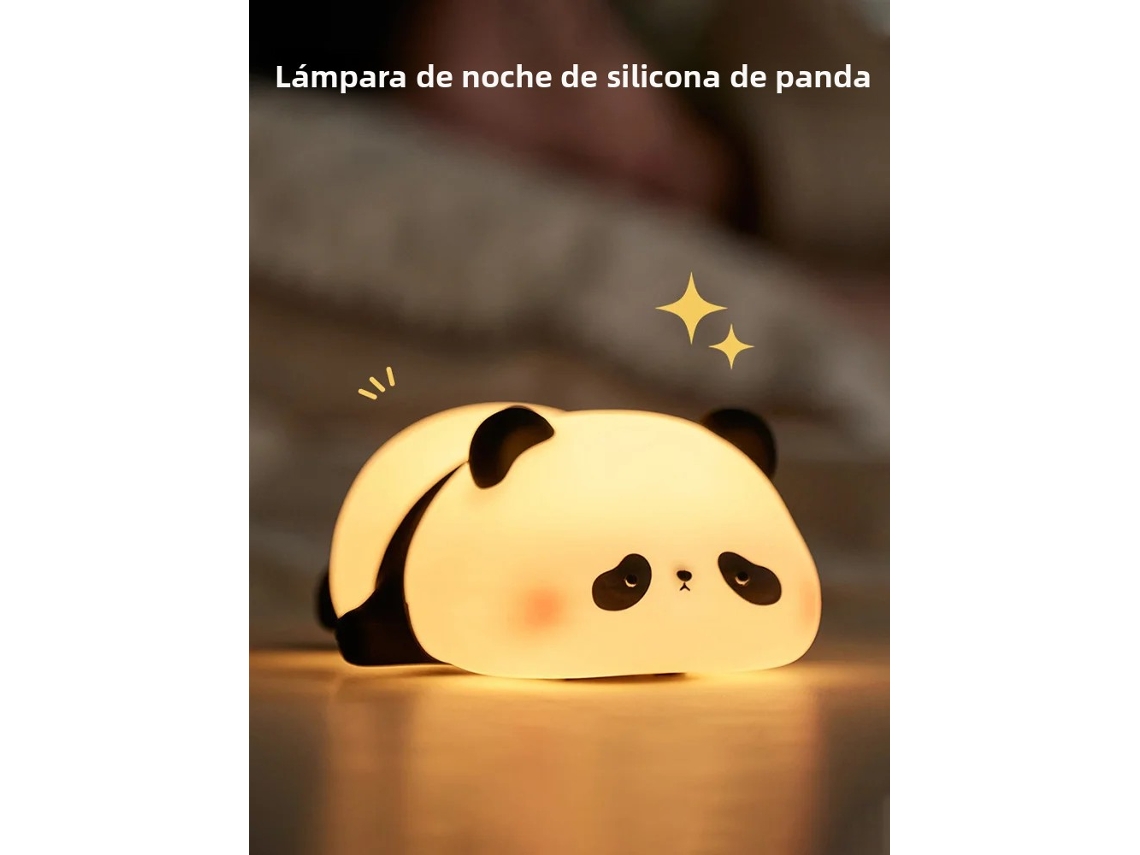 (estilo 2) Luz Nocturna De Panda Tipo: Luz Nocturna Fuente De Alimentación: Led Incluye: Batería Y Bombilla