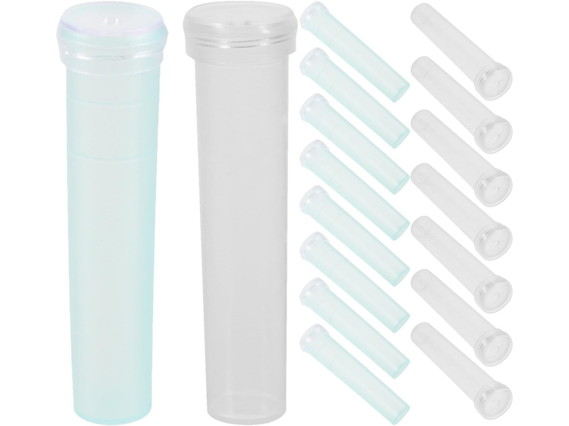 200 Tubos De Plástico Transparente Para Agua Para Flores Frescas