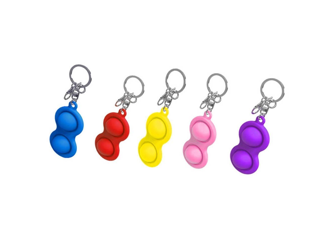 Ats-5pcs Juguete Sensorial Antiestrés Juguete De Mano Llavero Único Juguete De Dedo Para Niños Y Adultos
