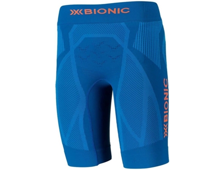 Pantalones Ajustados para Hombre X-BIONIC Malla Corta The Trick G2 Azul para Corrida (XXL)