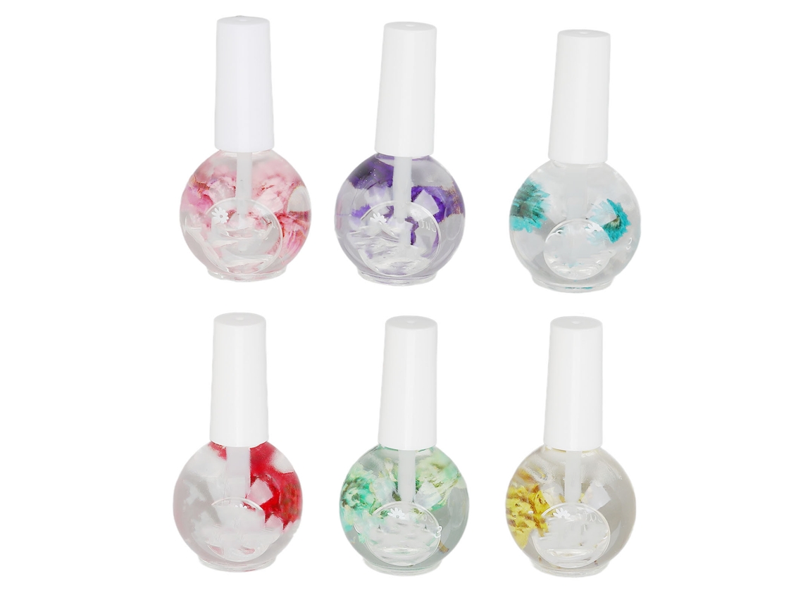 Rebe - 6 unidades de aceite aromático para cutículas de uñas, nutritivo, hidratante y reparador, 15 ml