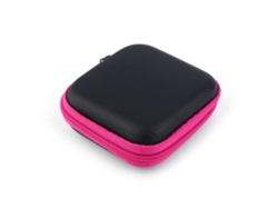 JILLIOPER Estuche compacto para dispositivos electrónicos pequeños, organizador de viaje de EVA con forro suave y bolsillo interior de malla, almacenamiento por