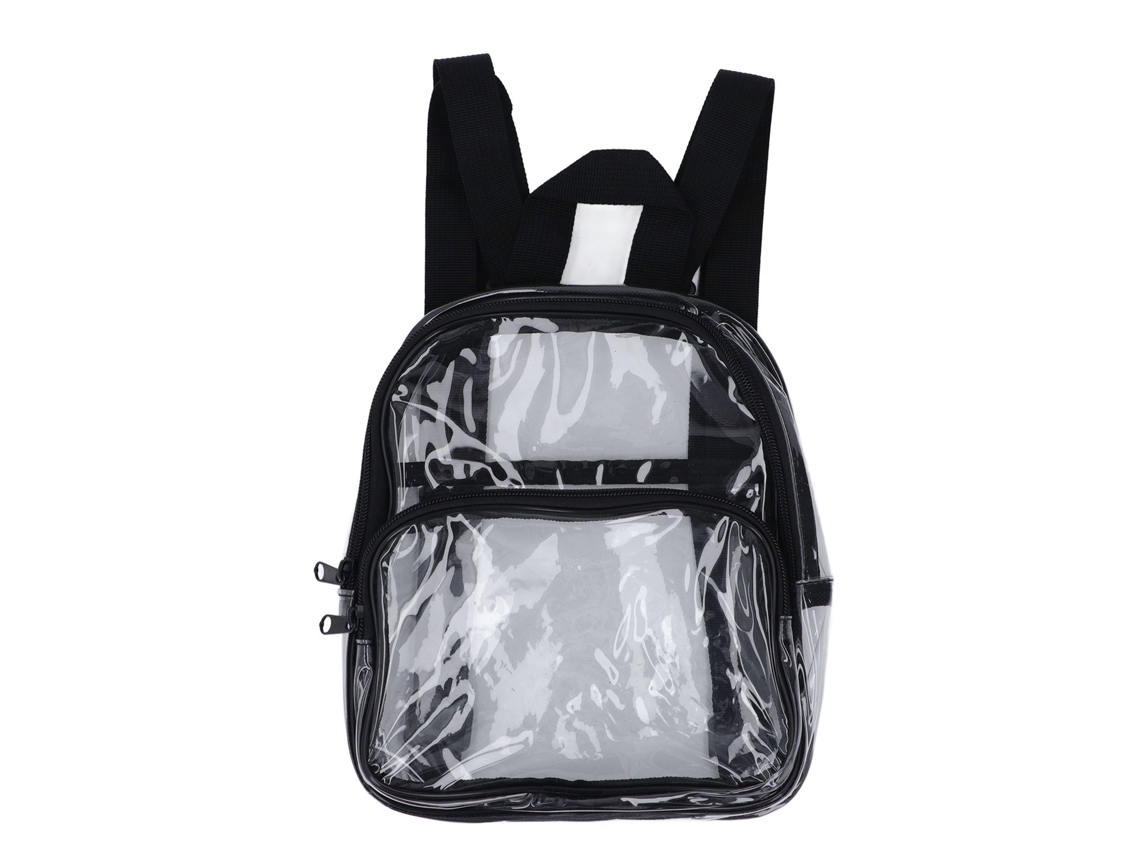 Mini Mochila Transparente Homologada Para Estadios, Fabricada En Pvc, Ideal Para El Trabajo, Los Viajes Y Los Deportes.