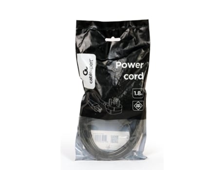 Gembird Pc-187-Ml12 Cable de alimentación Negro 1.8M Bs 1363 C5 Acoplador
