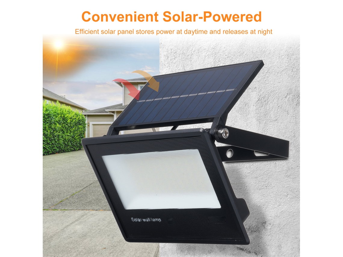 Rebe-luz Solar De Pared Con Sensor De Movimiento Pir Infrarrojo Ip66 Para Exterior, Jardín Y Seguridad, De Anochecer A Amanecer