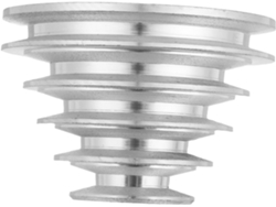 Aluminio Motor Taladro Columna Rueda Escalonada 1 Pulgada