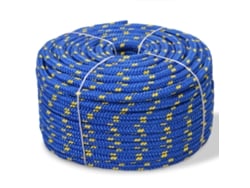 vidaXL Cuerda marina de polipropileno 6 mm 500 m azul