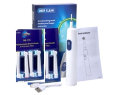 Cepillo De Dientes Eléctrico Rotatorio Recargable Sónico Con Temporizador Y 5 Modos