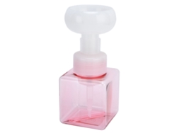 Botella De Petg De 250 Ml Con Dispensador De Espuma Para Cosméticos Y Jabón De Manos, De Forma Cuadrada Y Transparente.