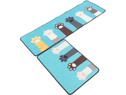 Alfombrilla lavable y antideslizante de dos piezas. Gokoco