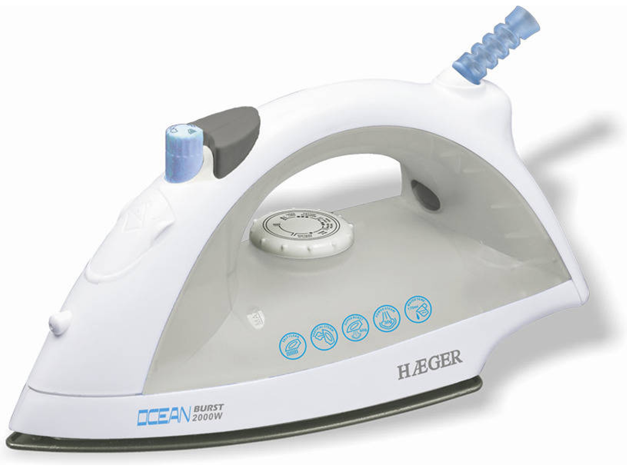 Plancha de Vapor HAEGER SI-200.001A