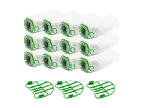 12 bolsas de aspiradora y 3 filtros HEPA para aspiradora inalámbrica Vorwerk Kobold VB100