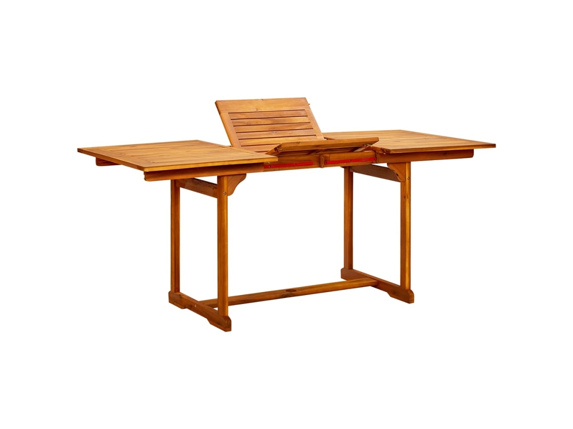 Mesa de comedor de jardín de acacia maciza de 80 x 75 cm, DKD HOME DECOR (120 x 170 cm)