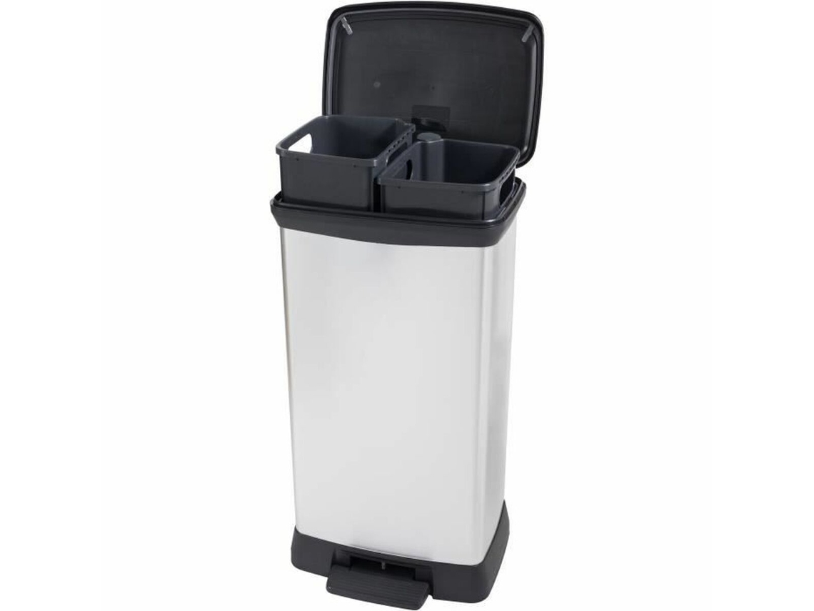 Cubo de basura CURVER 254620 (Plástico - 46 L)