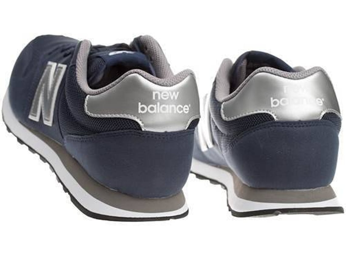 New balance plateados deals con azul