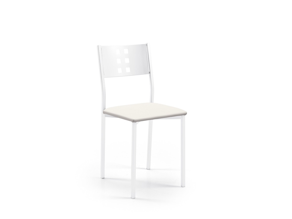 Cadeira de Cozinha Brancazamora 38x86x47cm Michigan Branco FANMUEBLES
