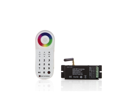 Controlador Multi-Zona 2,4G Tira LED RGB Mando a Distancia 12-24VDC ? 216/432W GREENICE