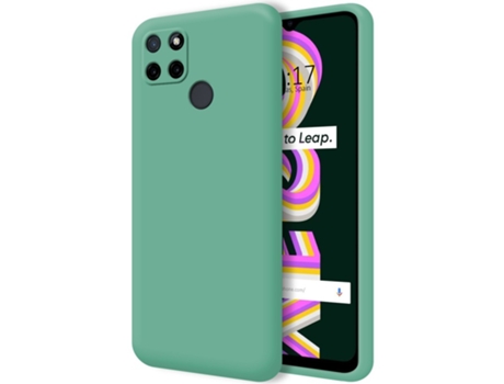 Carcasa Realme C21Y / C25Y TUMUNDOSMARTPHONE Silicona Líquida Verde