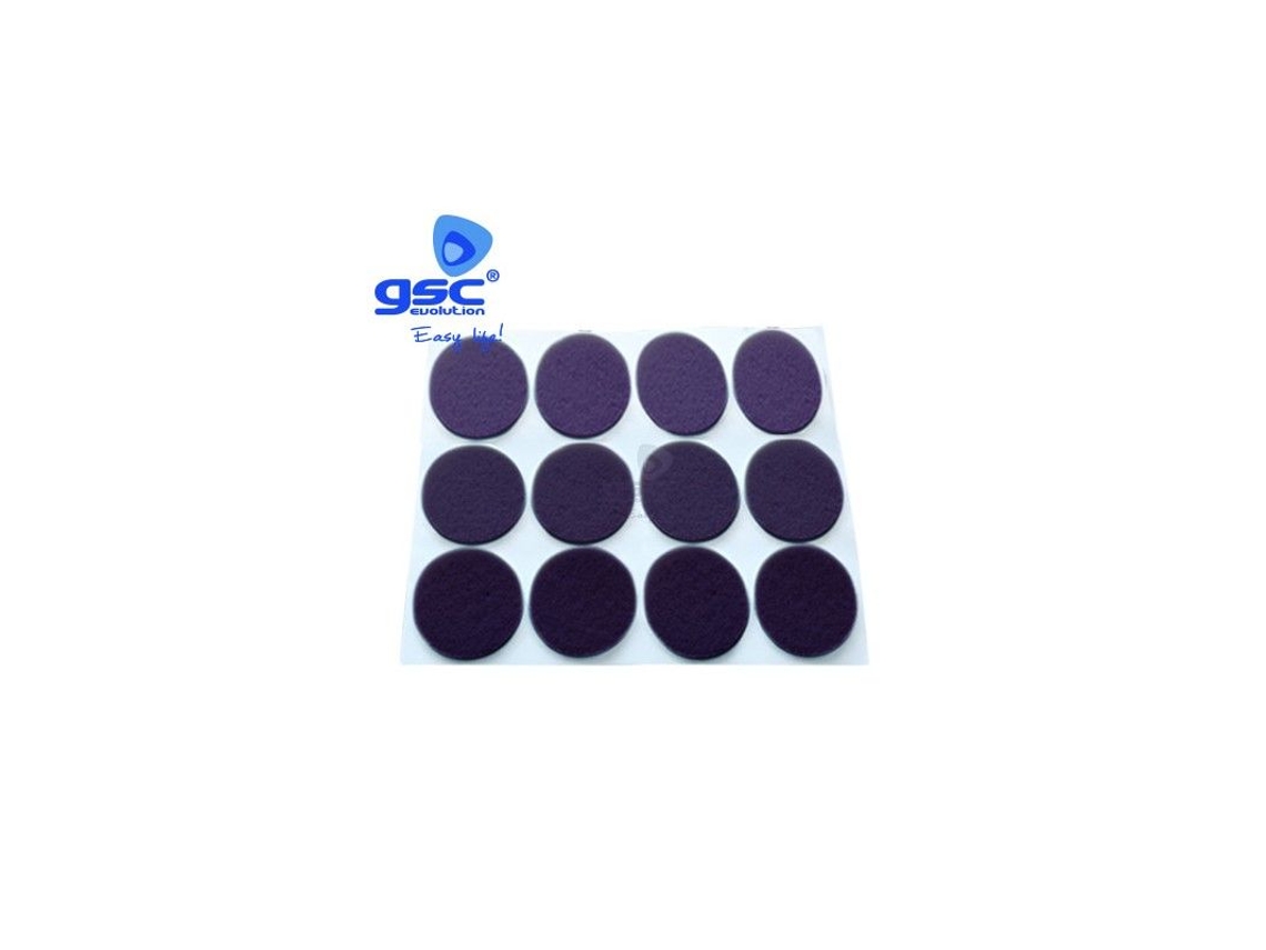 Set 12 Fieltros Adhesivos Redondos Ø20mm Marron Gsc 003802758