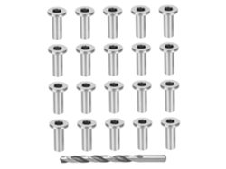 Kit De 80 Piezas De Fundas Protectoras Para Cables Para Postes De Madera En Terrazas O