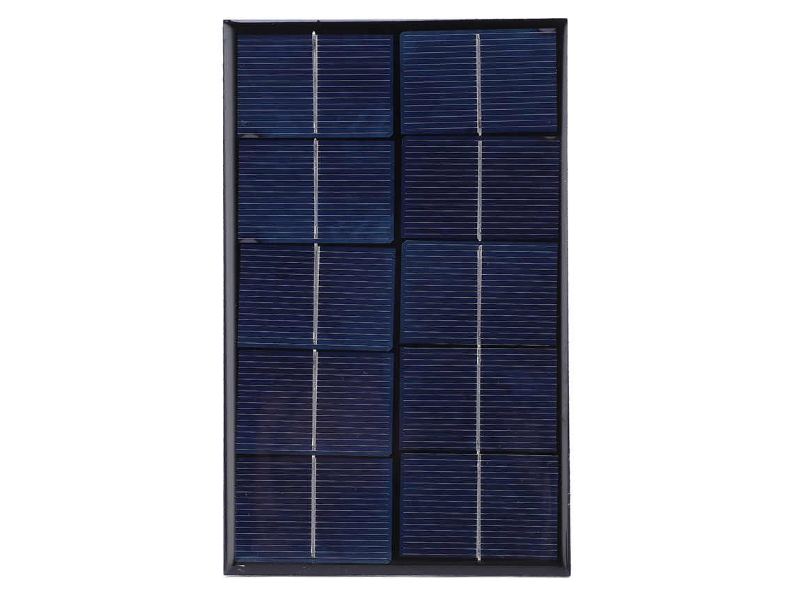 Cargador De Panel Solar De 2w 5v De Alta Eficiencia, Resistente Al Agua Y A Los Rayos Uv Para Ventiladores Led Y Teléfonos Móviles.