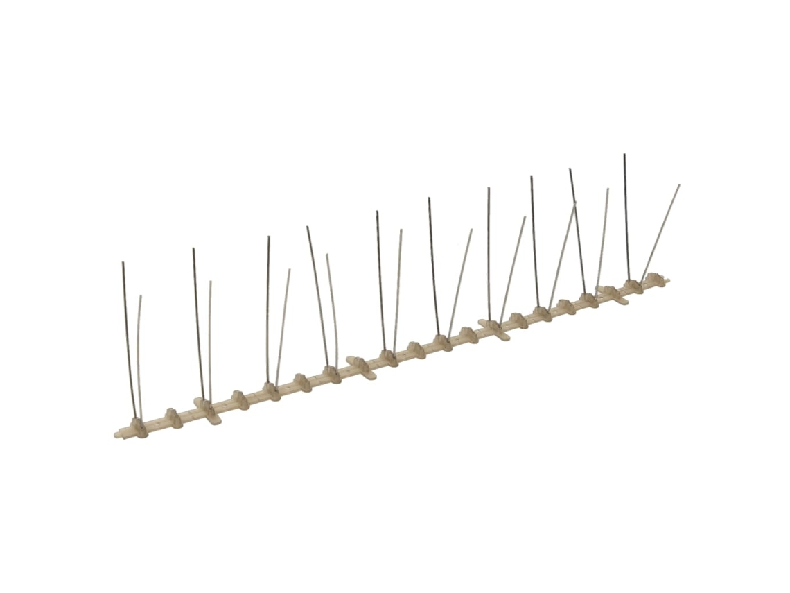Maison Exclusive - Set De 2 Hileras De Pinchos Contra Pájaros Y Palomas 20 Uds 10m