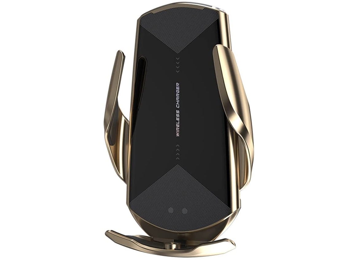 Cargador Carro Sem Fixação Sensor Qi Ventilação Carregamento YIZHOOD Dorado