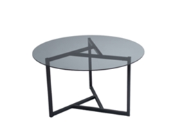Mesa de café con tapa de vidrio templado MIA CONCEPT U