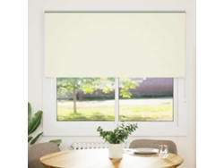 Maison Exclusive - Estor Enrollable Opaco Blanco Roto 145x175cm Tela Ancho 141,6cm