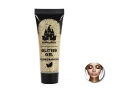 Gel Glitter Biodegradable dorado de 3x8 cm