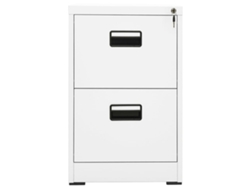 Archivador 46x62x72,5 cm Acero Blanco MAISON EXCLUSIVE