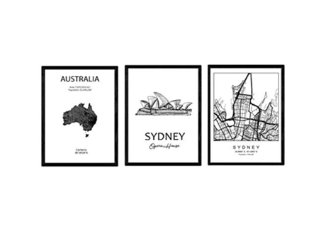 Pack de Poster NACNIC Paises y Monumentos (A3)