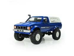 Camión Militar Todoterreno Rc Blue Proportional Controlwpl C24 1/16 Rtr 4wd 2.4g, Juguete De 2 Canales