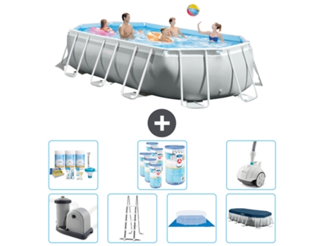Piscina Tubular INTEX 26796GN-CB45 (13365 L - 274x122cm)