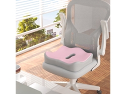 Cojín Para Silla De Oficina, Esponja Cómoda, Apto Para Sillas De Oficina, Coches Y Escritorios De Ordenador, Color Rosa Siurn