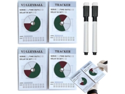 Pista de rotación de voleibol Slowmoose, entrenamiento de estrategia, cuaderno portátil.