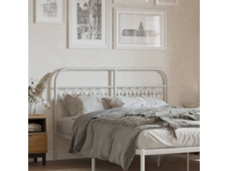 Cabecero De Metal Blanco 135 Cm