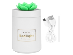Humidificador de aire de escritorio USB de 340 ml con difusor de aceites esenciales y luz nocturna para el hogar, la oficina y el coche.