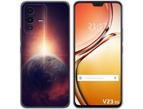 Carcasa para Vivo V23 5G TUMUNDOSMARTPHONE Dibujos Tierra Multicolor