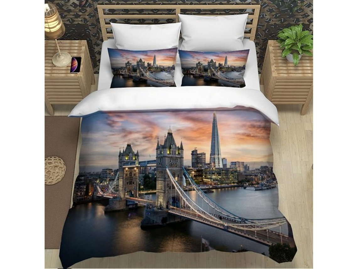 Juego Ropa Cama Piezas Diseño Hombre Funda Nórdica Almohada Funda 50x75 Cm 220x240 140x200 200x200