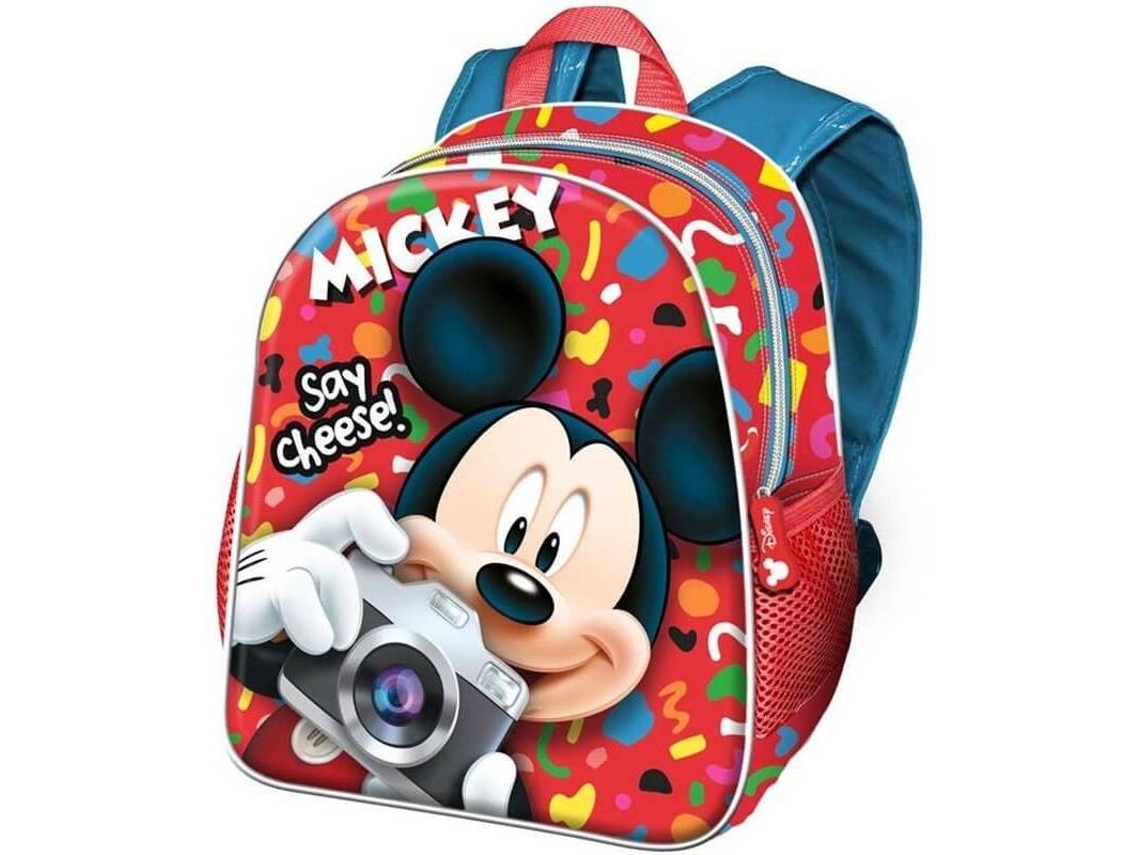 Mochila DISFRAZZES Infantil Mickey Say Cheese! (30 x 26 x 9.5 cm)