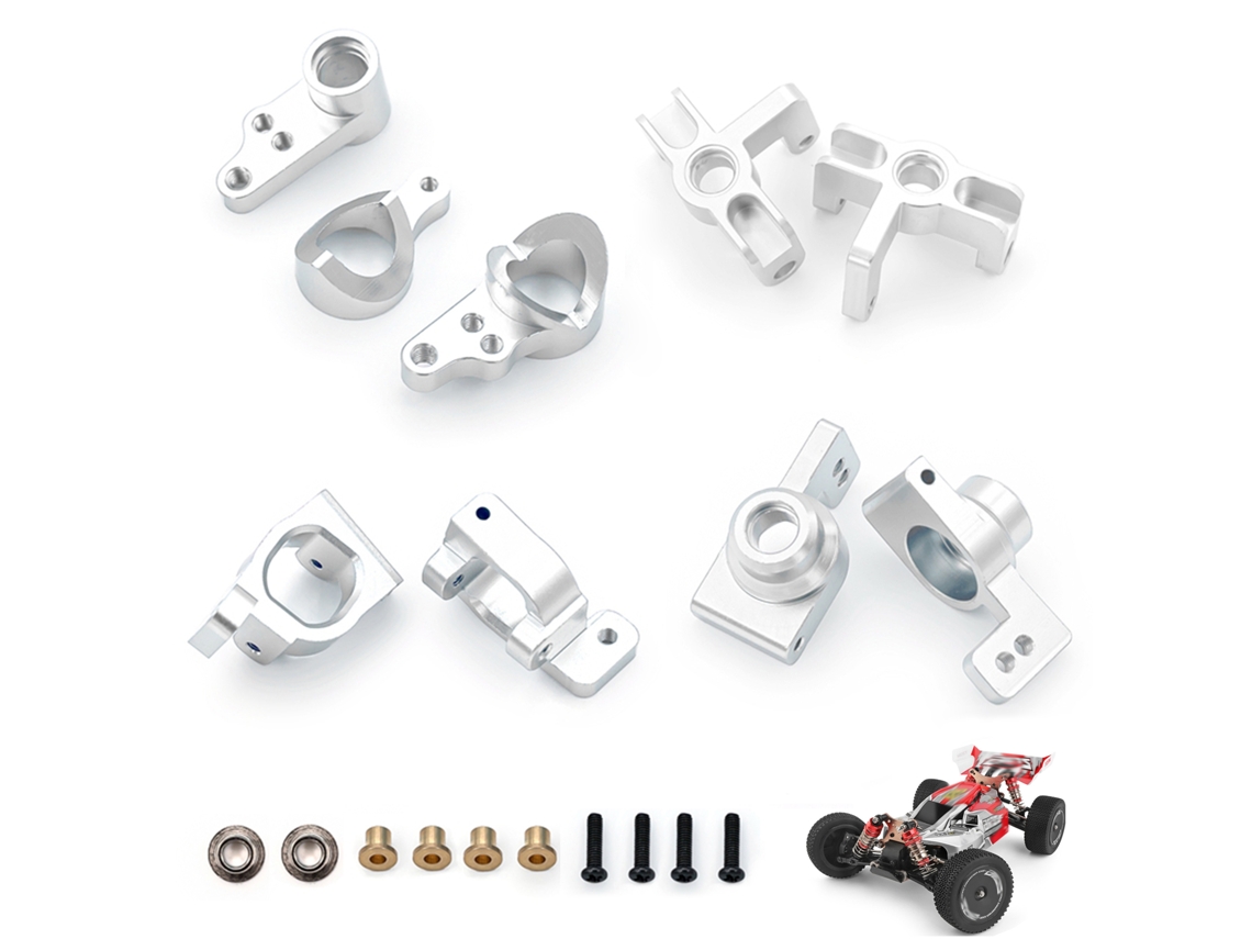 Soporte De Buje De Dirección C, Piezas De Mejora Para Coche Rc Wltoys 1/14 144001 Accesorios
