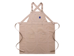 Delantal De Cocinero En Lona Ajustable Con Espalda Cruzada Para Hombre Y Mujer, Delantal De Trabajo Para Cocina